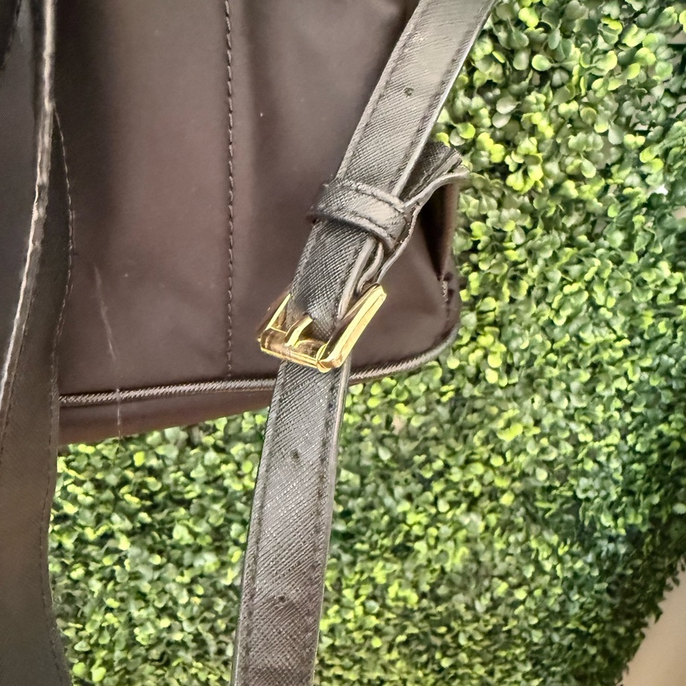 Michael Kors Black Nylon Backpack Gold Hardware Medium Size - Picture 7 of 13